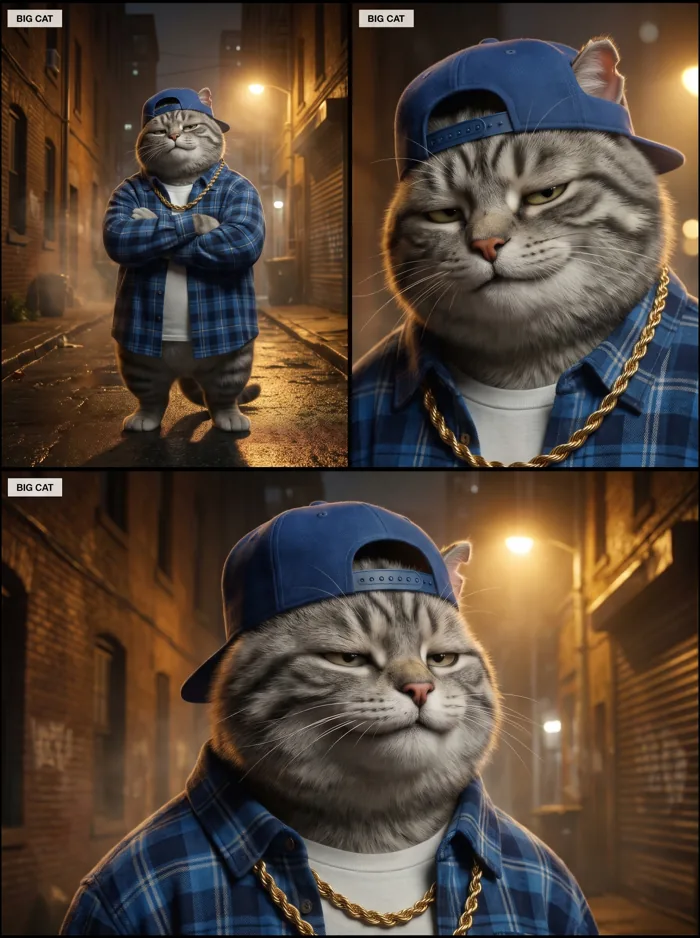 BIG PURR the cat