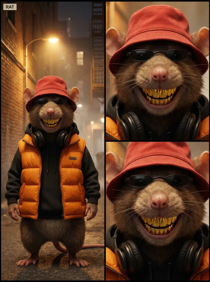 LIL CHEDDAR the rat