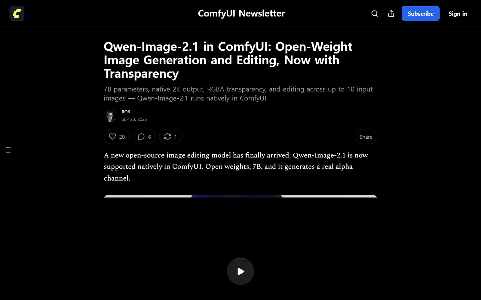 ComfyUI 공식 블로그